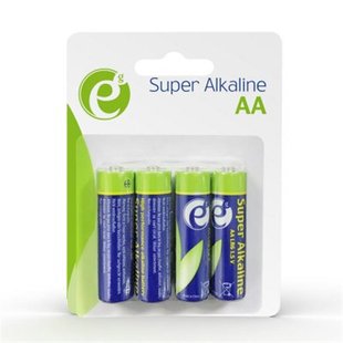 Батарейка EnerGenie Super Alkaline AA/LR06 BL 4 шт EG-BA-AA4-01 фото