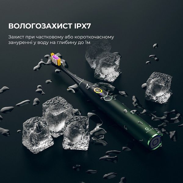 Розумна зубна електрощітка Oclean X Pro Mist Green (OLED) (Міжнародна версія) (6970810551471) 409477 фото