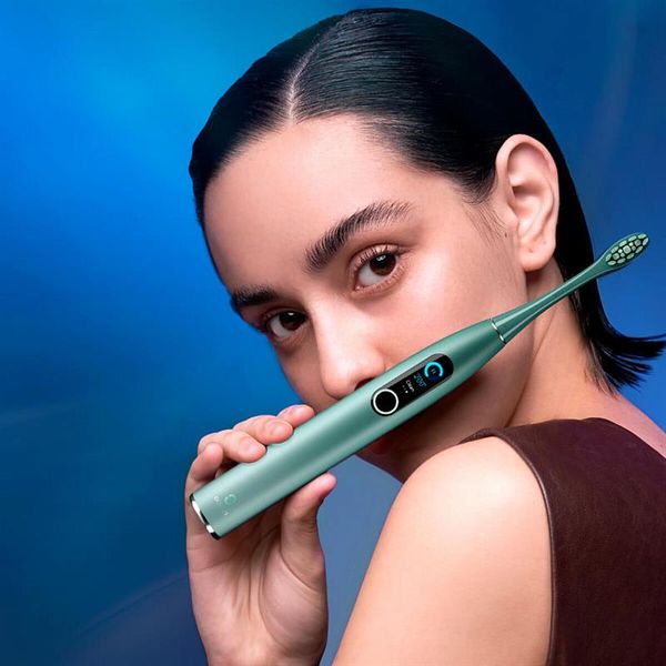 Розумна зубна електрощітка Oclean X Pro Mist Green (OLED) (Міжнародна версія) (6970810551471) 409477 фото