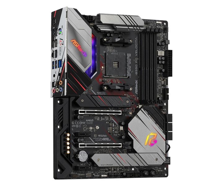 Материнська плата ASRock B550 PG Velocita Socket AM4 B550 PG Velocita фото