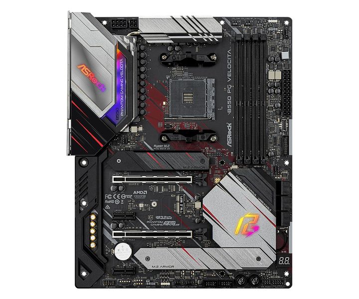 Материнська плата ASRock B550 PG Velocita Socket AM4 B550 PG Velocita фото