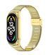 Ремінець BeCover Metal для Xiaomi Mi Smart Band 7 Gold (707495)