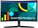 Монiтор Samsung 27" Essential S3 LS27D366 (LS27D366GAIXCI) VA Black Curved 100Hz