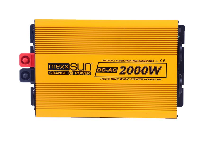 Інвертор напруги Mexxsun YX-2000W-S, 12V/220V, 2000W (29182) MXSPSW-2000-12S/29182 фото