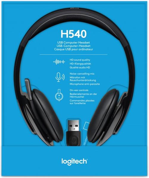 Гарнітура Logitech H540 USB (981-000480) 981-000480 фото