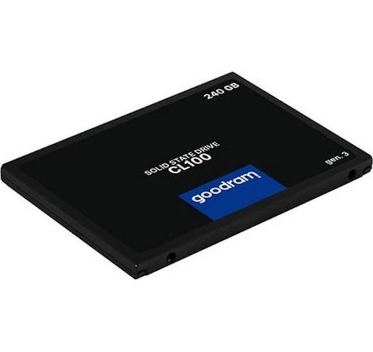 Накопичувач SSD 240GB GOODRAM CL100 GEN.3 2.5" SATAIII 3D TLC (SSDPR-CL100-240-G3) 304152 фото