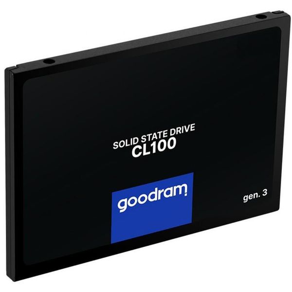 Накопичувач SSD 240GB GOODRAM CL100 GEN.3 2.5" SATAIII 3D TLC (SSDPR-CL100-240-G3) 304152 фото