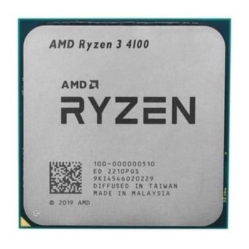 Процесор AMD Ryzen 3 4100 (3.8GHz 4MB 65W AM4) Box (100-100000510BOX) 100-100000510BOX фото