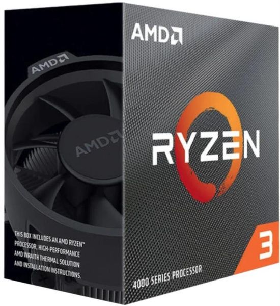 Процесор AMD Ryzen 3 4100 (3.8GHz 4MB 65W AM4) Box (100-100000510BOX) 100-100000510BOX фото