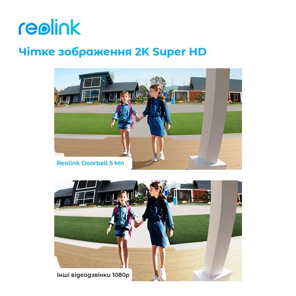 Відеодзвінок Reolink Video Doorbell WiFi Reolink Video Doorbell WiFi фото