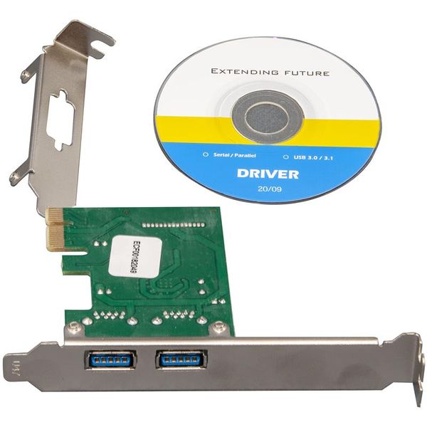 Контролер Frime NEC720202 (ECF-PCIEtoUSB004.LP) PCI-E-2xUSB3.0 ECF-PCIEtoUSB004.LP фото