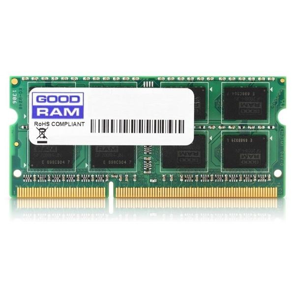 Модуль пам`ятi SO-DIMM 4GB/1600 DDR3 Goodram (GR1600S364L11S/4G) GR1600S364L11S/4G фото