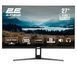 Монітор 2E GAMING 27" R2723BV HDMI, DP, MM, VA, 165Hz, 6ms, CURVED, FreeSync