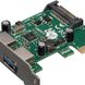 Контролер Frime NEC720202 (ECF-PCIEtoUSB004.LP) PCI-E-2xUSB3.0 ECF-PCIEtoUSB004.LP фото 5