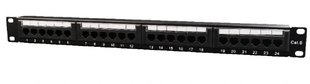 Патч-панель Cablexpert (NPP-C624CM-001) 19" 24 порта, UTP, cat.6 NPP-C624CM-001 фото