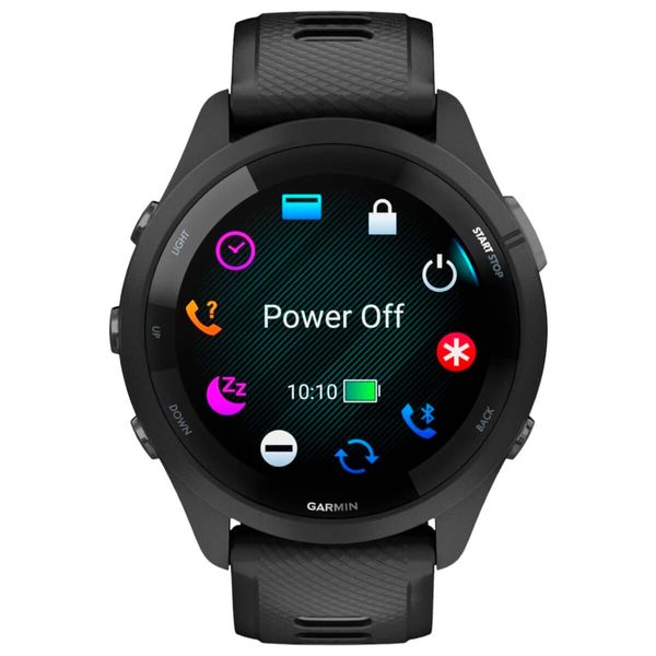 Смарт-годинник Garmin Forerunner 265 Black Bezel and Case with Black/Powder Gray Silicone Band (010-02810-50) 460459 фото