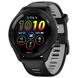 Смарт-годинник Garmin Forerunner 265 Black Bezel and Case with Black/Powder Gray Silicone Band (010-02810-50) 460459 фото 1