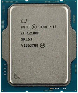 Процесор Intel Core i3 12100F 3.3GHz (12MB, Alder Lake, 60W, S1700) Box (BX8071512100F) BX8071512100F фото