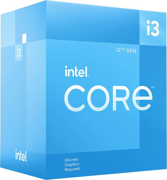 Процесор Intel Core i3 12100F 3.3GHz (12MB, Alder Lake, 60W, S1700) Box (BX8071512100F) BX8071512100F фото