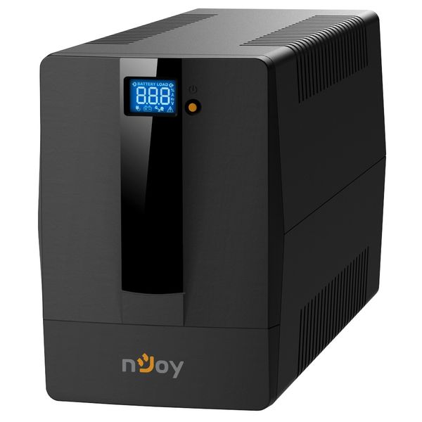 Джерело безперебійного живлення NJOY Horus Plus 1000 (PWUP-LI100H1-AZ01B), Lin.int., AVR, 4 x евро, USB, LCD, пластик Horus Plus 1000 USB фото