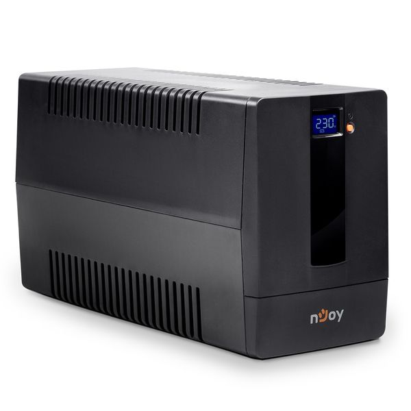 Джерело безперебійного живлення NJOY Horus Plus 1000 (PWUP-LI100H1-AZ01B), Lin.int., AVR, 4 x евро, USB, LCD, пластик Horus Plus 1000 USB фото