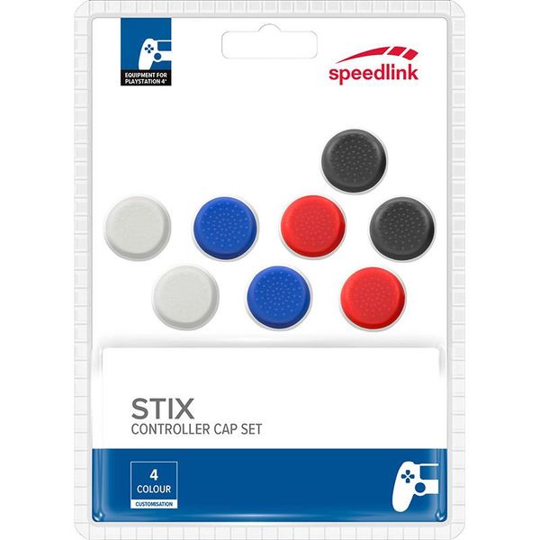 Набір накладок для кнопок SpeedLink Stix Controller Cap Set для Sony PS5/PS4/Switch Multicolor (SL-4524-MTCL) 428706 фото