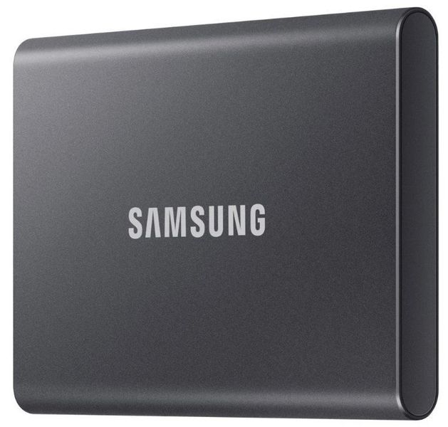 Накопичувач зовнішній SSD 2.5" USB 2.0TB Samsung T7 Titan Gray (MU-PC2T0T/WW) 455730 фото