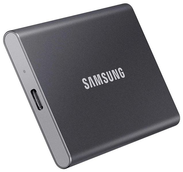 Накопичувач зовнішній SSD 2.5" USB 2.0TB Samsung T7 Titan Gray (MU-PC2T0T/WW) 455730 фото