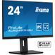 IIYAMA 23.8" 16:9 IPS РК монітор, 1920х1080, 1 мс (MPRT), 100 Гц, Adaptive Sync, 1xHDMI 1.4/1xDP 1.2/2xUSB (XUB2497HSU-B2)