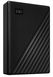 Зовнішній жорсткий диск 2.5" USB 4.0TB WD My Passport Black (WDBPKJ0040BBK-WESN) WDBPKJ0040BBK-WESN фото 2