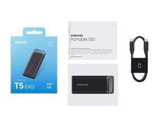 Накопичувач зовнівній SSD 2.5" USB 4.0TB Samsung T5 EVO (MU-PH4T0S/EU)
