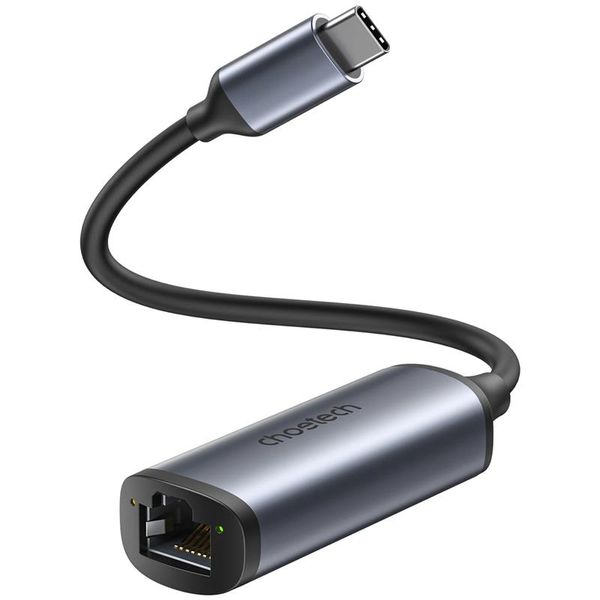 Мережевий адаптер Choetech HUB-R02 USB-C to RJ45 2.5Gbps 435405 фото