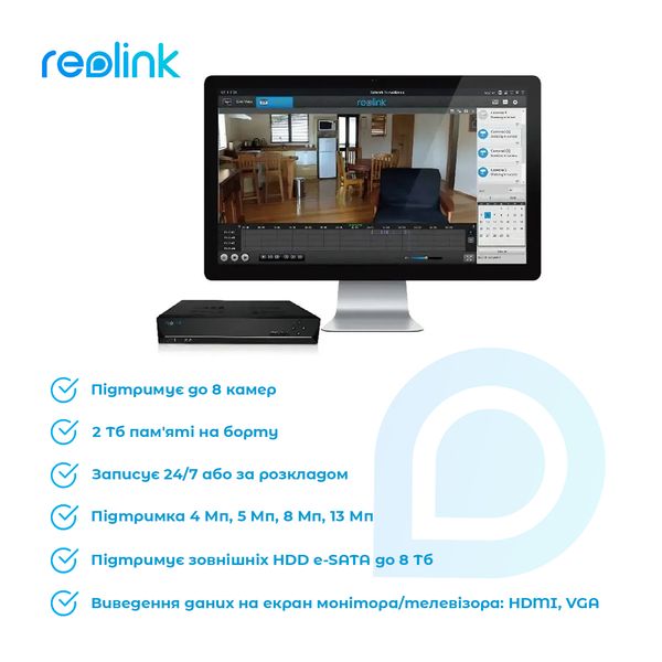 Відеореєстратор Reolink RLN8-410 RLN8-410 фото