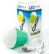 USB-світильник з LED-лампочкою Dengos, шнур ~1м, 5V, 5W, Green (LED-BULB-5V5W-GREEN) LED-BULB-5V5W-GREEN фото 1