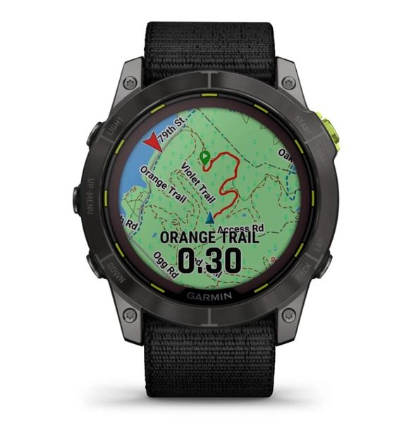 Смарт-годинник Garmin Enduro 2 Sapphire Carbon Gray DLC Titanium with Black UltraFit Nylon Strap (010-02754-13) 456500 фото