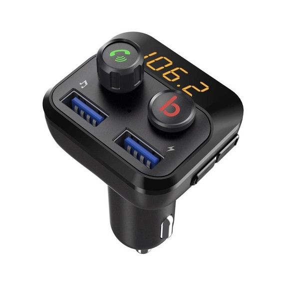 FM-трансмітер Grand-X 98GRX MegaBass Bluetooth V5.0 Hands Free MicroSD, 2хUSB 1A+2.4A 98GRX фото