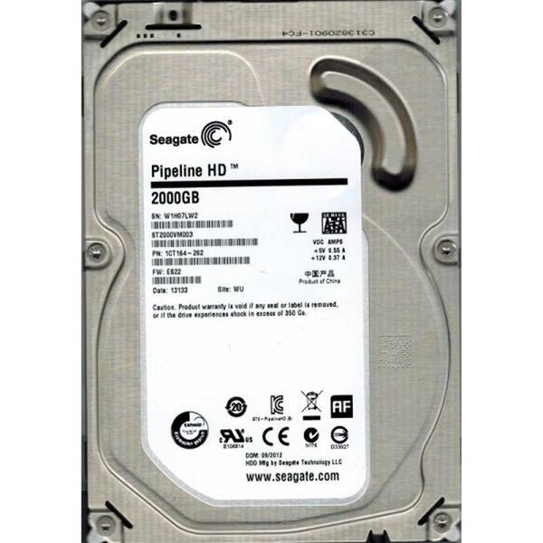 Накопичувач HDD SATA 2.0TB Seagate Pipeline HD 5900rpm 64MB (ST2000VM003) 247821 фото