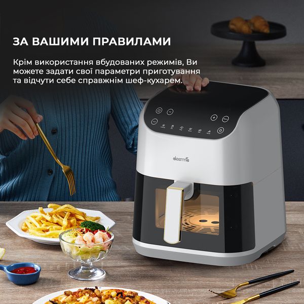 Мультипіч Deerma Air Fryer KZ130 (DEM-KZ130W) DEM-KZ130W фото