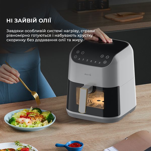 Мультипіч Deerma Air Fryer KZ130 (DEM-KZ130W) DEM-KZ130W фото