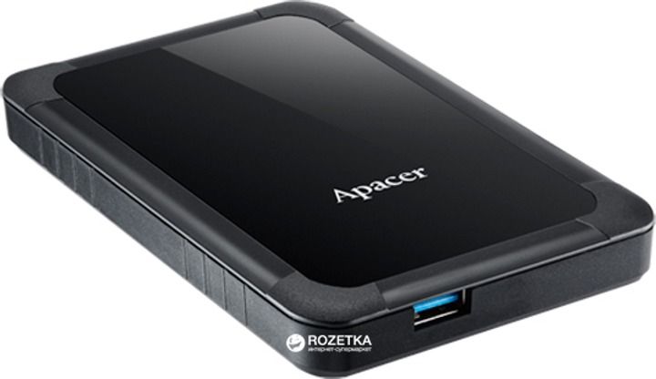 Зовнішній жорсткий диск 2.5" USB 2.0TB Apacer AC532 Black (AP2TBAC532B-1) AP2TBAC532B-1 фото