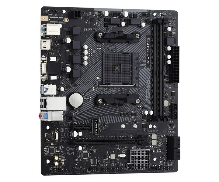 Материнська плата ASRock A520M-HVS Socket AM4 A520M-HVS фото