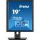 IIYAMA 19" 5:4 TN РК монітор, 1280х1024, 3 мс (GTG), 250 кд/м2, 75 Гц, 1xHDMI/1xDP, SP 2x2 Вт, HAS (B1980S-B1)