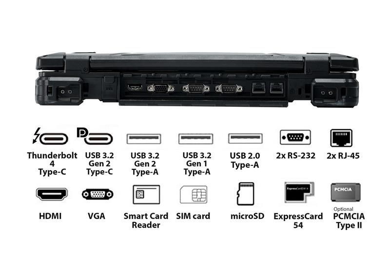 Ноутбук Durabook Z14 Basic (Z4E2Q3DE3BXX) Black