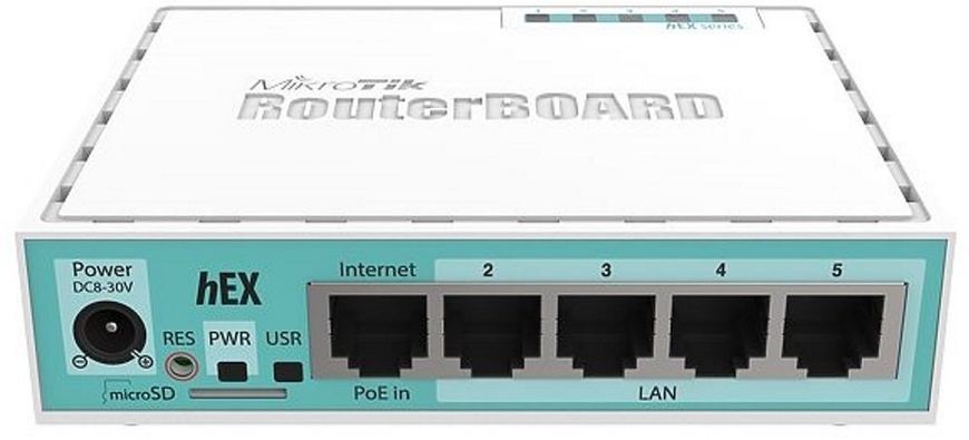 Маршрутизатор MikroTik RouterBOARD RB750GR3 hEX RB750GR3 фото