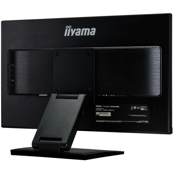 IIYAMA 23.8" 16:9 IPS сенсорний РК монітор, 1920х1080, 75 Гц, проекційно-ємністная технологія, 1xHDMI/2xUSB (T2454MSC-B2AG)