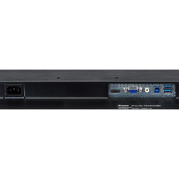 IIYAMA 23.8" 16:9 IPS сенсорний РК монітор, 1920х1080, 75 Гц, проекційно-ємністная технологія, 1xHDMI/2xUSB (T2454MSC-B2AG)