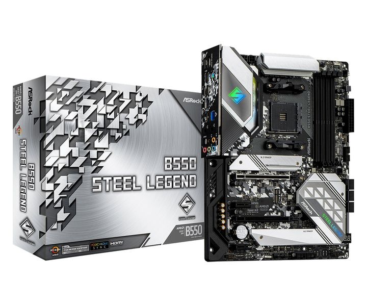 Материнська плата ASRock B550 Steel Legend Socket AM4 B550 Steel Legend фото