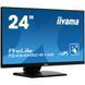 IIYAMA 23.8" 16:9 IPS сенсорний РК монітор, 1920х1080, 75 Гц, проекційно-ємністная технологія, 1xHDMI/2xUSB (T2454MSC-B2AG)