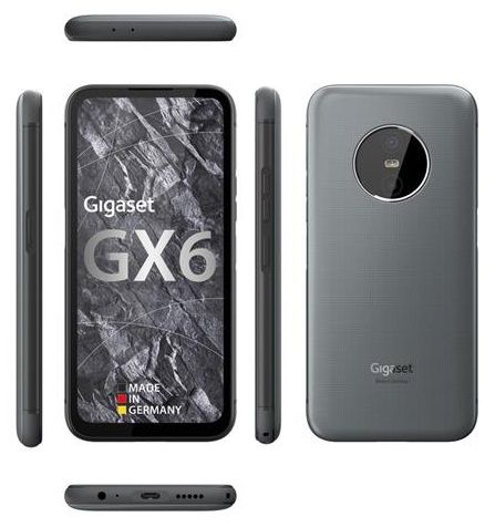 Смартфон Gigaset GX6 IM 6/128 GB Dual Sim Titanium Grey (S30853H1528R111) S30853H1528R111 фото