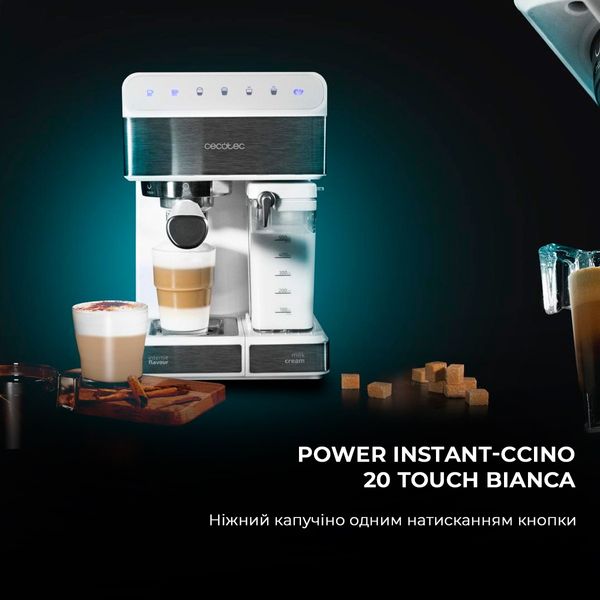 Кавоварка Cecotec Power Instant-ccino 20 Touch Bianca (CCTC-01557) CCTC-01557 фото